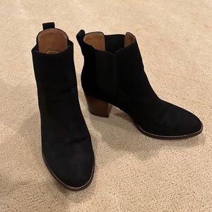 J Crew Black Booties - 7.5M
